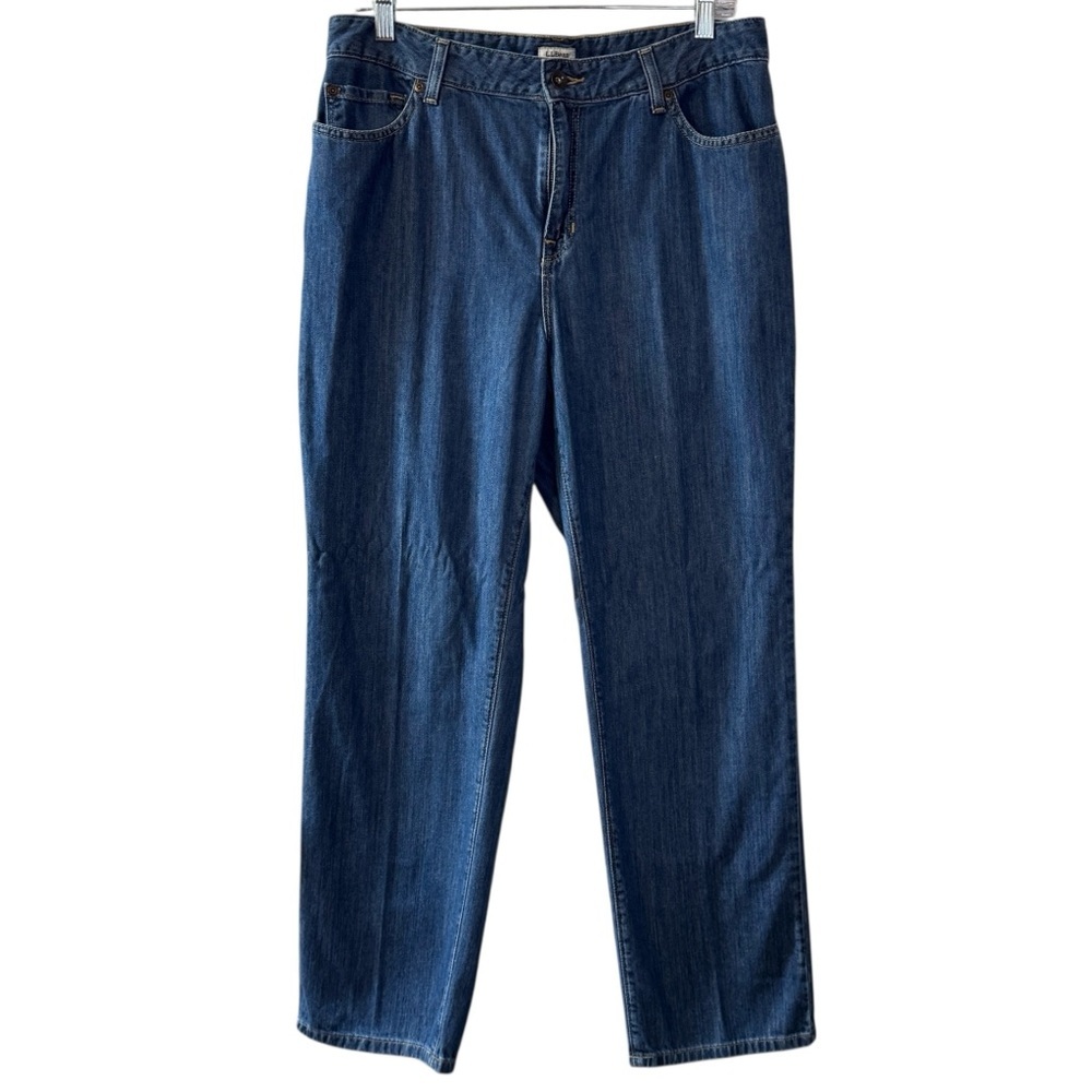 LL Bean Classic Fit Denim Jeans Women’s pants size 14 cotton / Pima cotton